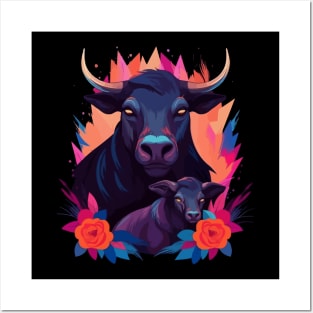 Water Buffalo Mothers Day Posters and Art